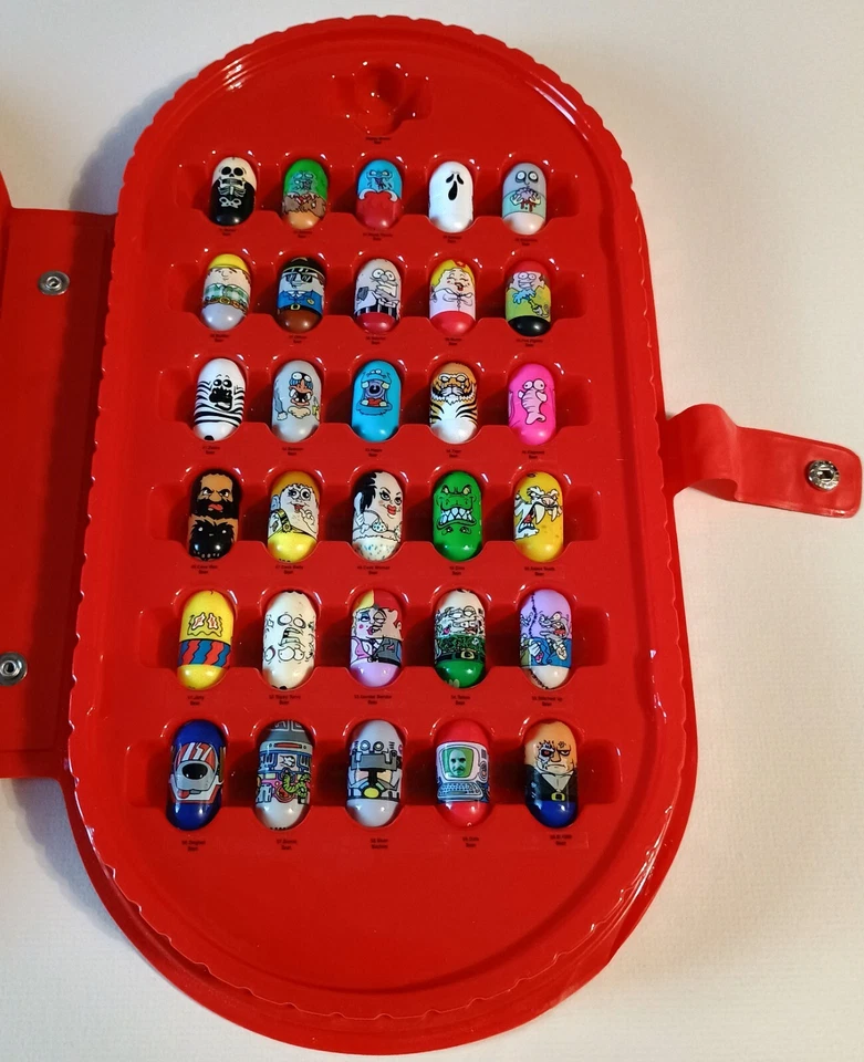 VINTAGE USA MIGHTY BEANZ SERIES 1 COMPLETE SET 1-60 IN OFFICIAL COLLECTOR CASE - Image 3 of 4