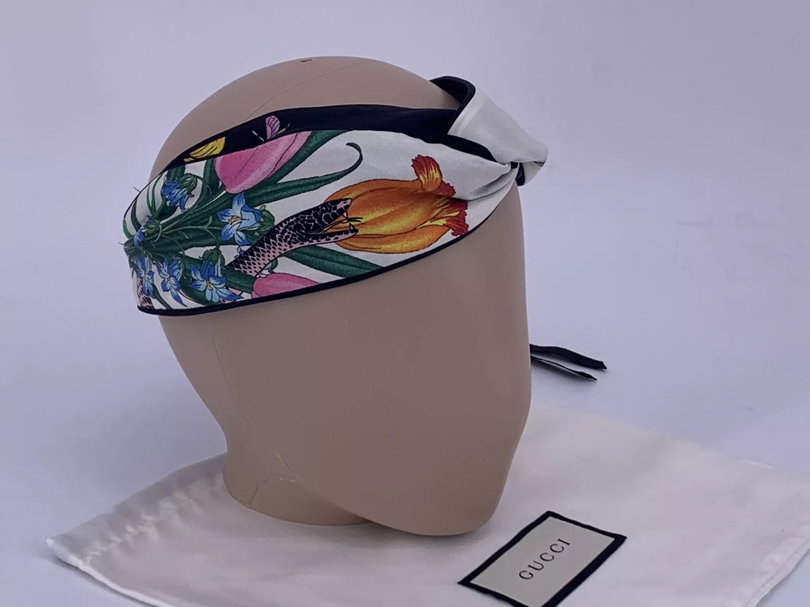 Neuf luxe original GUCCI accessoire cheveux 455945 bandeau bandeau turban