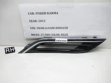 2012 Fisker Karma Right lower Fender Vent C131175600400 OEM