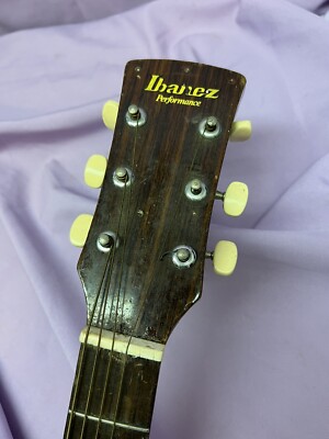 Vintage Ibanez Performance PF-10 Acoustic Guitar! Rare! Ships Free