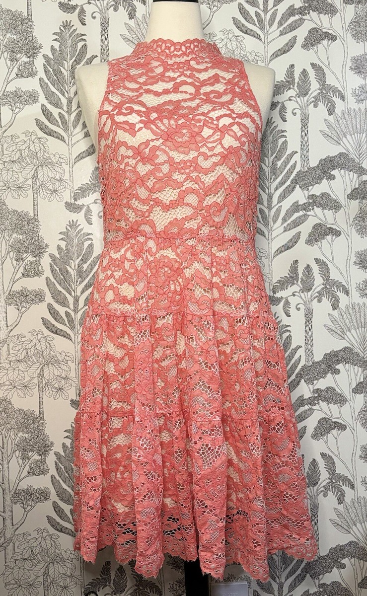 ERIN by Erin Fetherston Posie coral lace dress size 10 | eBay ERIN by Erin Fetherston Posie coral lace dress size 10 | eBay