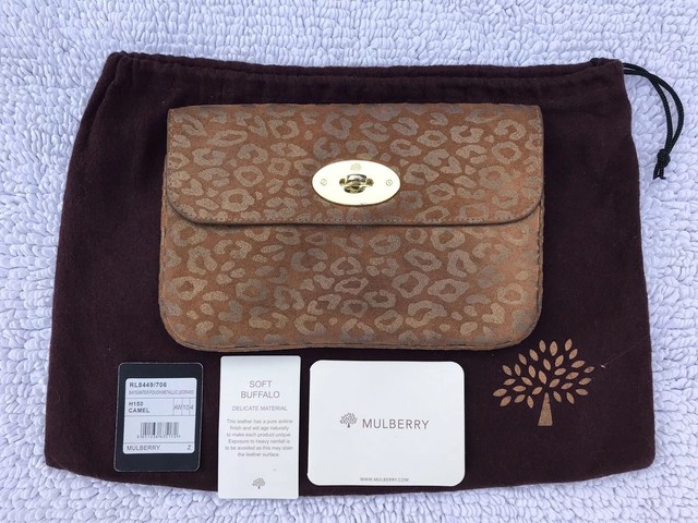 mulberry leopard print bag