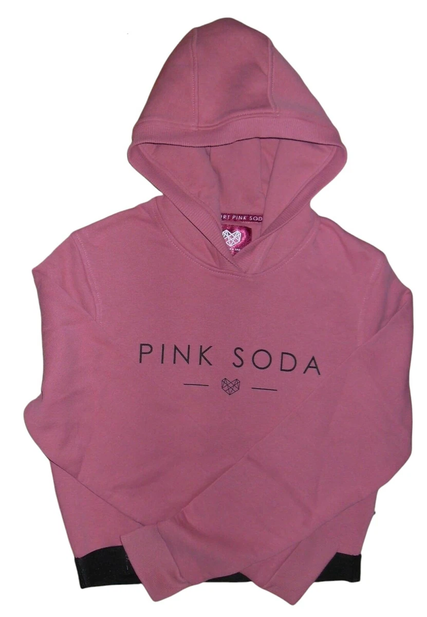 Pink soda cropped overhead hoodie sale
