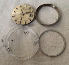 Movimento LONGINES Ultronic dial argento sfere cal 6132 progetto parti