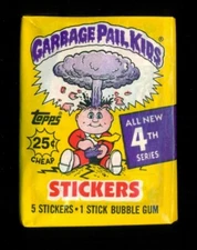 (1) 1986 Topps Garbage Pail Kids original 4th Series 4 unopened wax pack OS4 MT