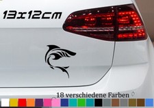 Tribal Great White Shark 13x12cm Decal Shark Sticker Adhesive Tattoo Nemo Sea Fish