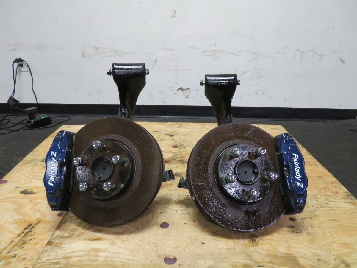 ぶくさん Nissan 300ZX Fairlady Z Front Brakes Calipers Rotors Knuckles