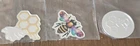 Traderbea 3 pieces999 Silver Irregular Round Bee Honeycomb Bullion Lot 15g Total
