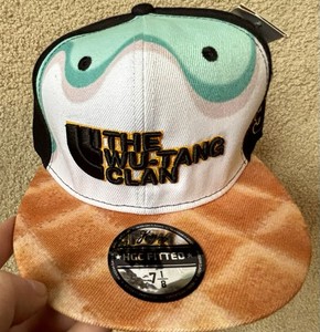 Headgear Classics Wu-Tang Clan Cream Fitted Hat Size 7 1/8