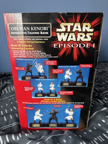 Thinkway Star WarsObi-Wan Kenobi Interactive Talking Bank Star Wars Episode I - Picture 5 of 7