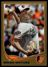 2013 Topps #217 Brian Matusz Gold #/2013
