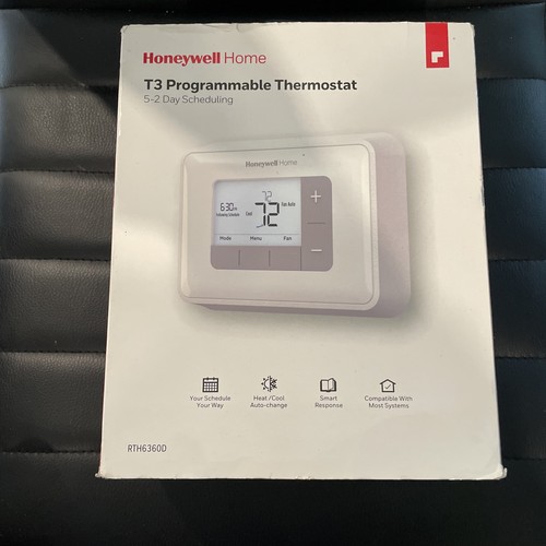 Honeywell Home Thermostat T3 5-2 Day Scheduling Programmable Auto Heat/cool