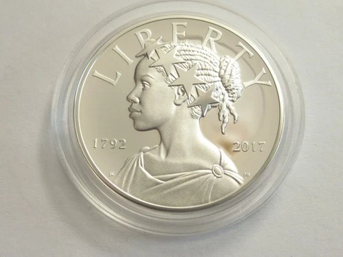 2017 S US Mint Proof Silver Medal , Lady Liberty, Coin Only w/ Capsule