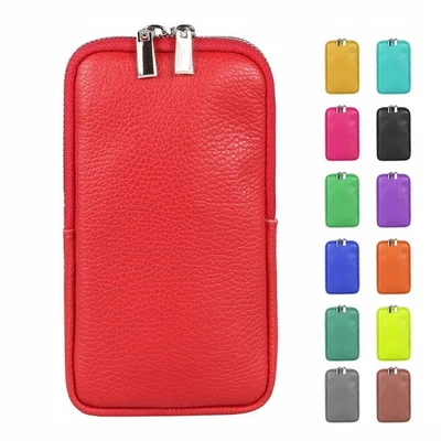 DAMEN LEDER CROSSBODY BAG HANDY SMARTPHONE TASCHE Schultertasche Umhängetasche - Bild 1 von 4