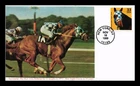 DR JIM STAMPS US COVER SECRETARIAT RACE HORSE CELEBRATE CENTURY FIRST DAY ISSUE