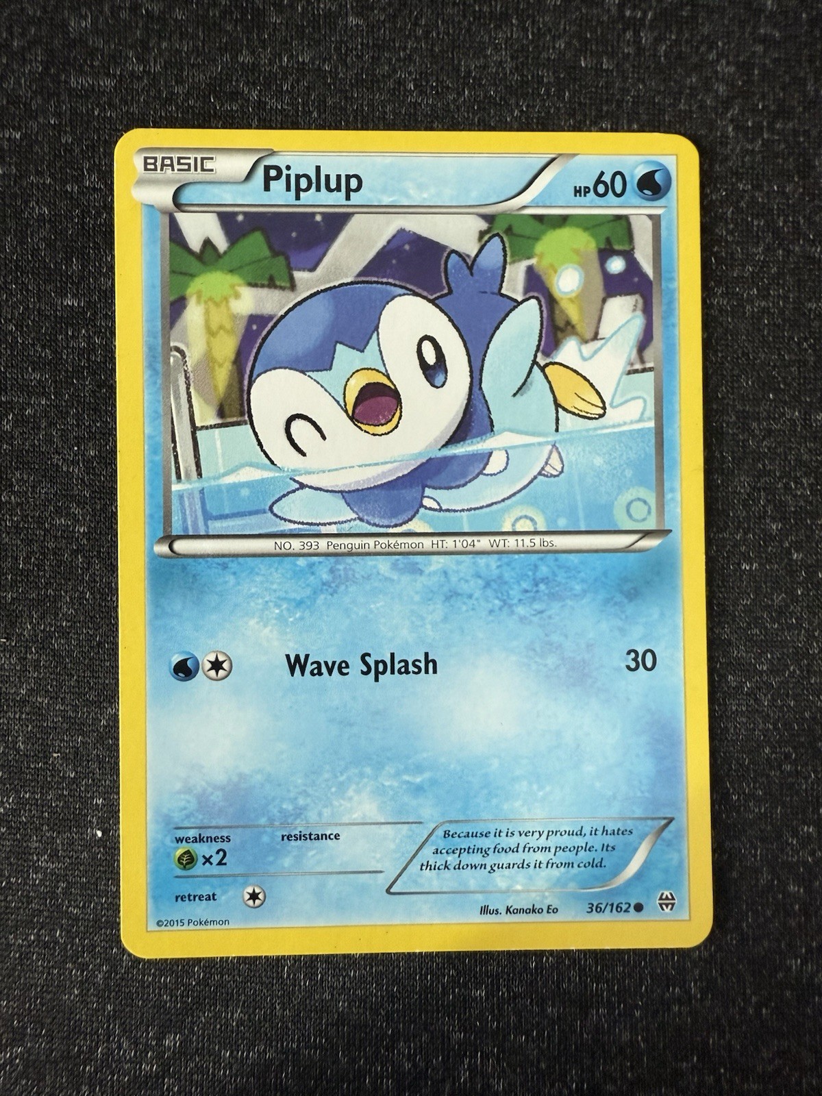 Piplup 36/162- BREAKthrough- Regular Common- LP