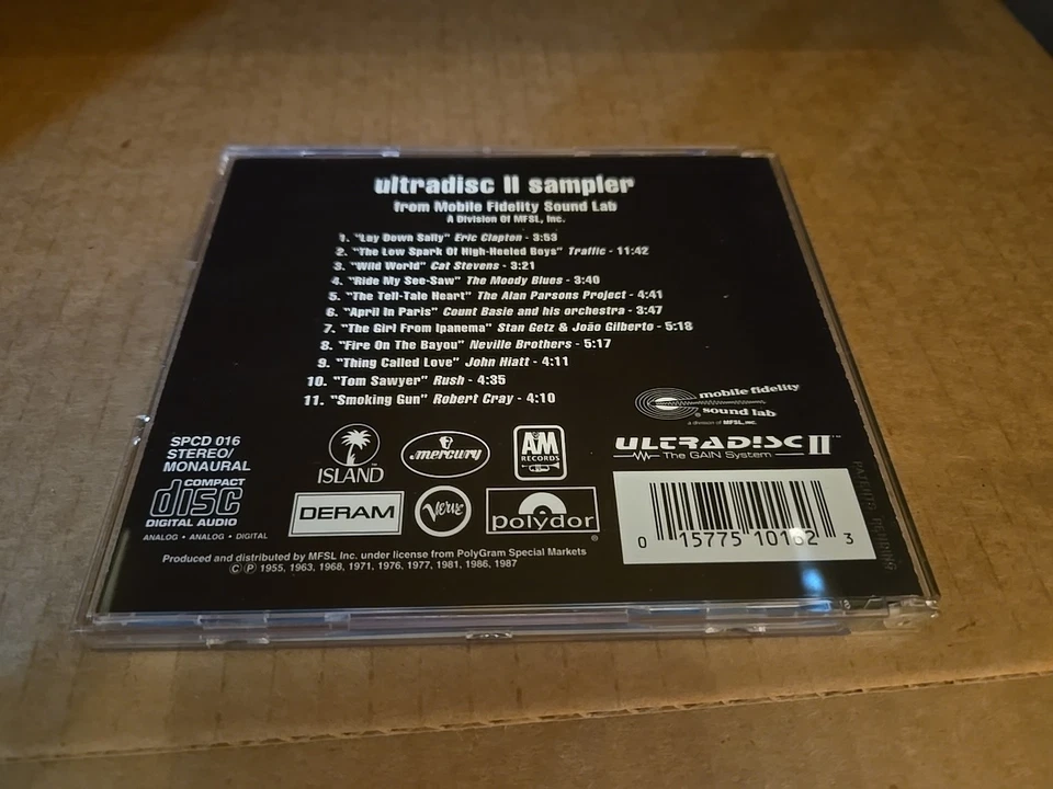 Ultradisc II Sampler MFSL Ultradisc 24k gold CD SPCD016 - Image 3 of 4