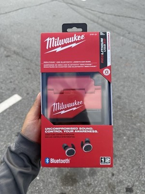 Milwaukee 2191-21 REDLITHIUM USB Bluetooth Jobsite Ear Buds BRAND NEW