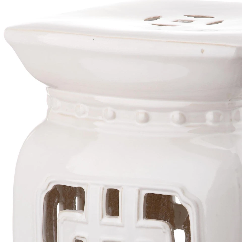 ACS4538B Beijing Filigree Ceramic Decorative Garden Stool, 13"W x 13"D x 18"H... - Image 2 of 2