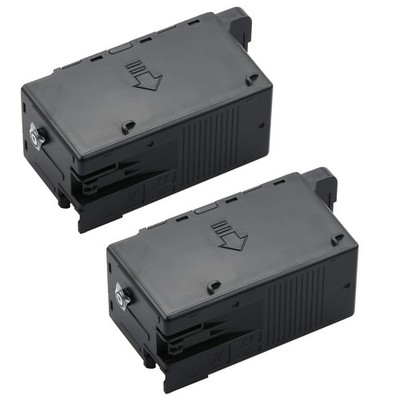 2* C9345 Maintenance Box For Epson WorkForce Pro Printer Waste Ink Pad Replace