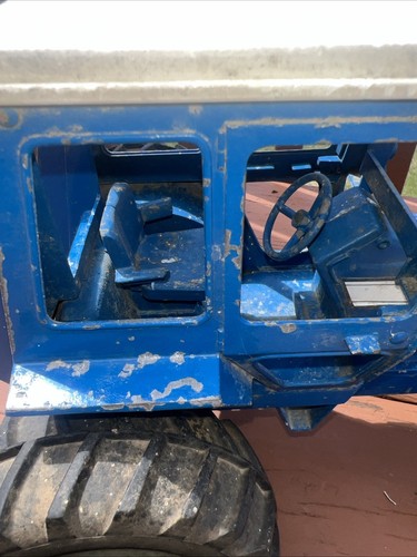 Vintage Ertl Ford 9700 Blue Farm Tractor Big 12” Made In USA - Picture 12 of 21