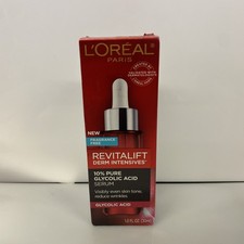 L'Oreal Revitalift 10% Pure Glycolic Acid Night Serum, Fragrance Free 1 Fl Oz