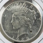 1925 Peace Dollar, nice AU