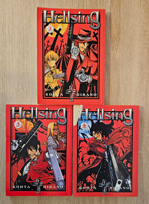 Manga: Hellsing (alte Edition) Band 2, 3, 4, Planet Manga, Bilder beachten!