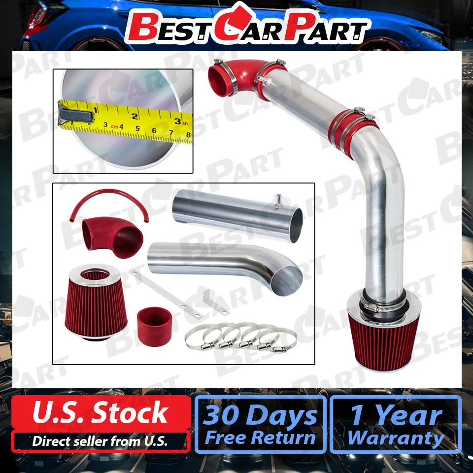 BCP ROJO 1995 1996 1997 Sebring/Avenger 2.0 I4/2.5 V6 admisión de aire frío + filtro Foto 2 de 4