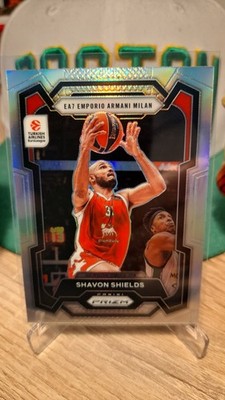 2023-24 Panini Prizm Euroleague Basketball Shavon Shields Silver Prizm
