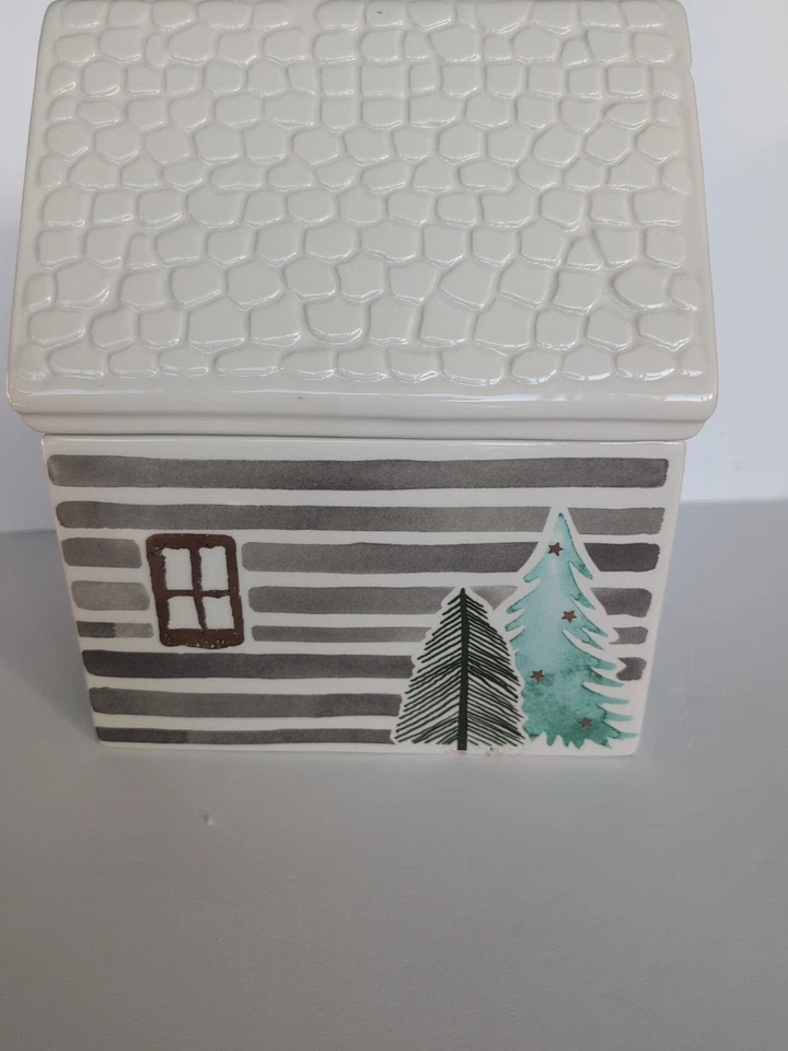 Баночка для печенья Lenox 890755 Balsam Lane, рождественская и праздничная 6,40 фунтов, зеленая - Изображение 4 из 4