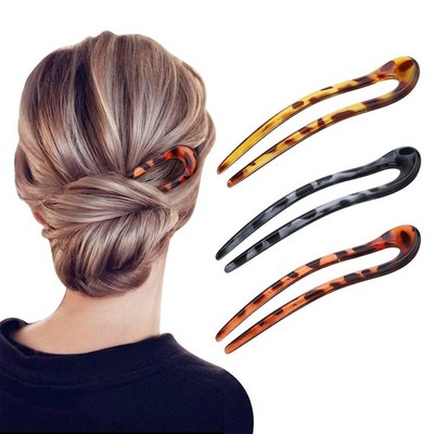 3 Stück U-förmige Haarnadeln Haarnadel-Stick French Style U-förmige Haarspangen 