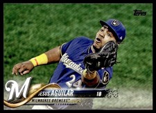 2018 Topps Jesus Aguilar Milwaukee Brewers #442