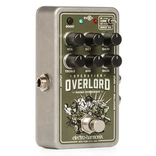 EHX Electro Harmonix Nano Operation Overlord Allied Overdrive Guitar Pedal