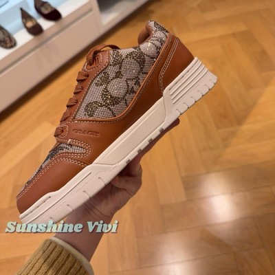 NEW Coach Woman Soho Sneaker Crystal Signature Jacquard CDE26