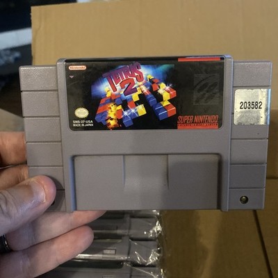 Tetris 2 (SNES, 1994) Super Nintendo; Cartridge Only, Tested, Authentic 