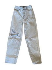 Wild Fable Size 00 90's Mid-Rise Relaxed Straight Light Wash Jeans Women's