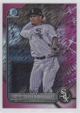 2022 Bowman Chrome Prospects Fuchsia Shimmer Refractor 81/199 Jose Rodriguez 6u5