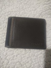 Coach Heritage Men’s Leather Passcase ID Wallet #F74388