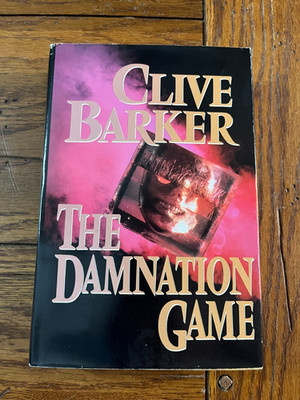 The Damnation Game Clive Barker HCDJ 1985 1st American Edition Ace Putnam