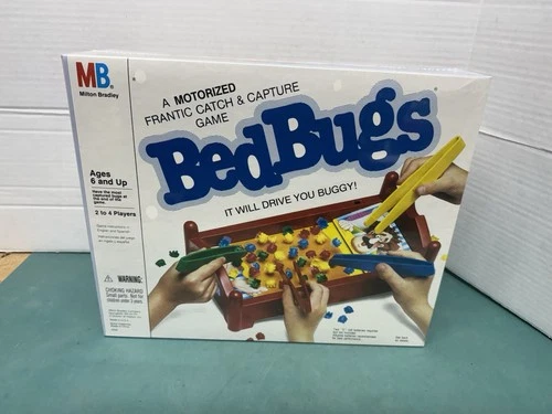 New Sealed Vintage 1985 Bed Bugs Game by Milton Bradley