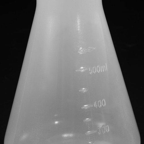 2 Pack 1000ml Plastic Erlenmeyer Flask with Caps Narrow Mouth Conical Flask - Afbeelding 5 van 6