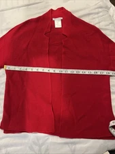 Hubert Gasser Cardigan Red 100% Cotton