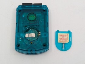 SEGA Dreamcast VMU Visual Memory Aqua Blue HKT-7000 OEM Japan Tested