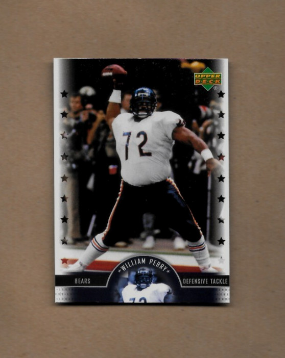 2005 Upper Deck NFL Legends William Perry Card #15 Chicago Bears NM/MT