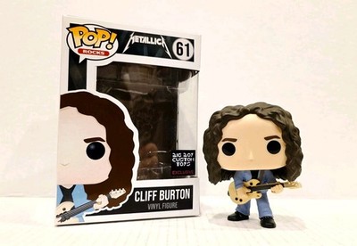 CUSTOM Pop Funko CLIFF BURTON of METALLICA Exclusive Collectible