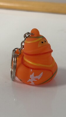 NEW AMERICAN HEART ASSOCIATION RUBBER DUCK AHA RARE KEY CHAIN