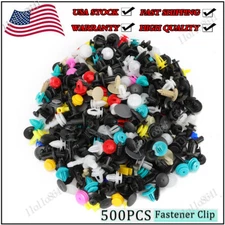 500 Clips Car Body Plastic Push Pin Rivet Trim Moulding Fastener Screwdriver Kit