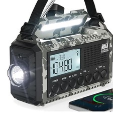 Rechargeable NOAA Weather Radio  Flashlight - Emergency Call Charger Included
