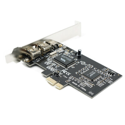 US PCIE PCI E Firewire 400 1394 Card Work Windows 7 32 / 64 Bit For Controller